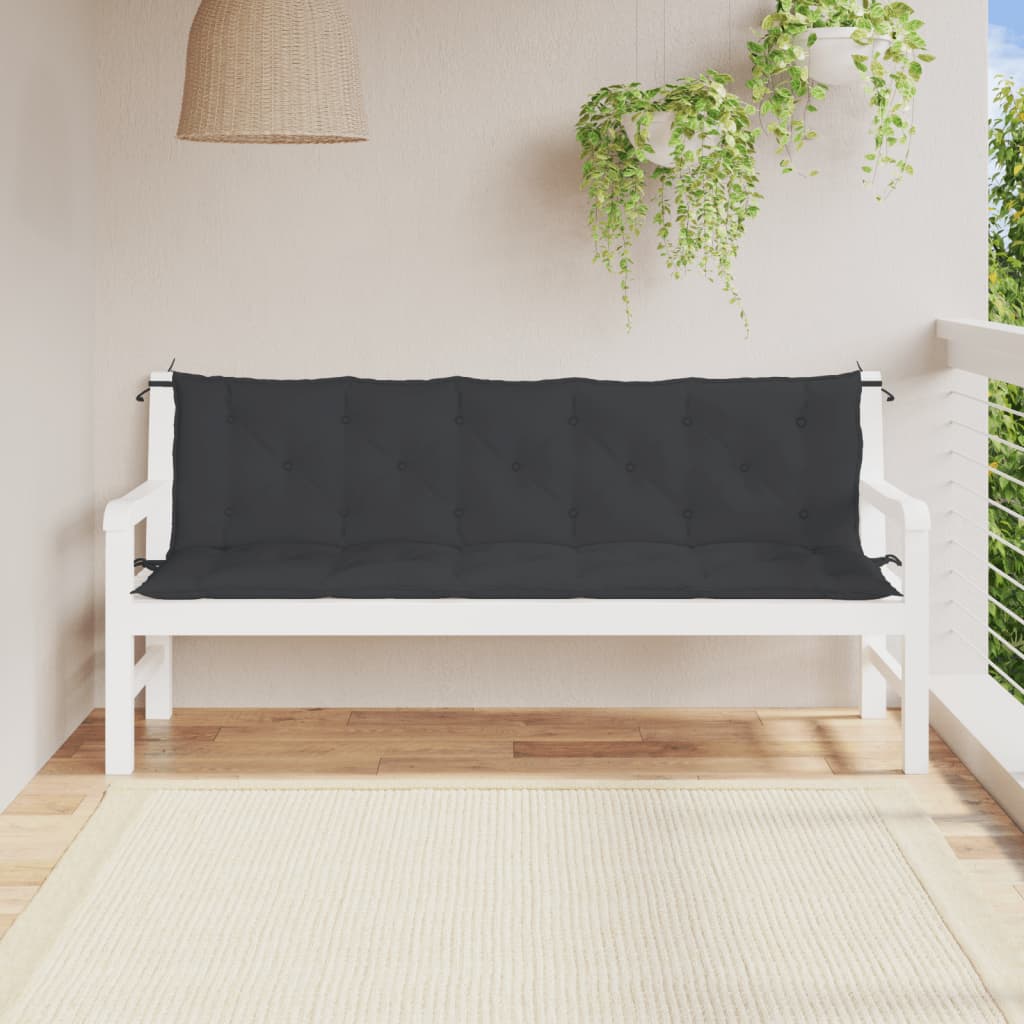 Gartenbank-Auflagen 2 Stk. Königsblau 100x50x7 cm Oxford-Gewebe