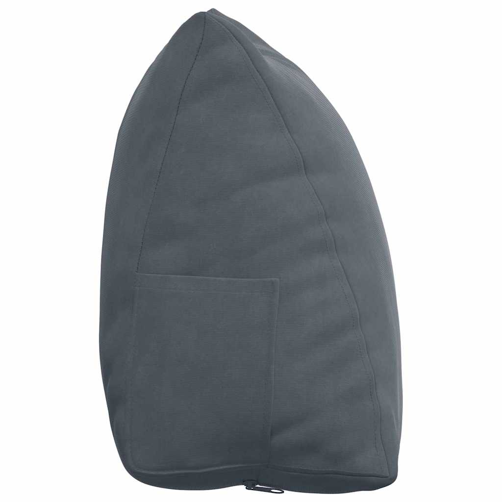 Rückenkissen Blau 45 x 20 x 35 cm Cordstoff