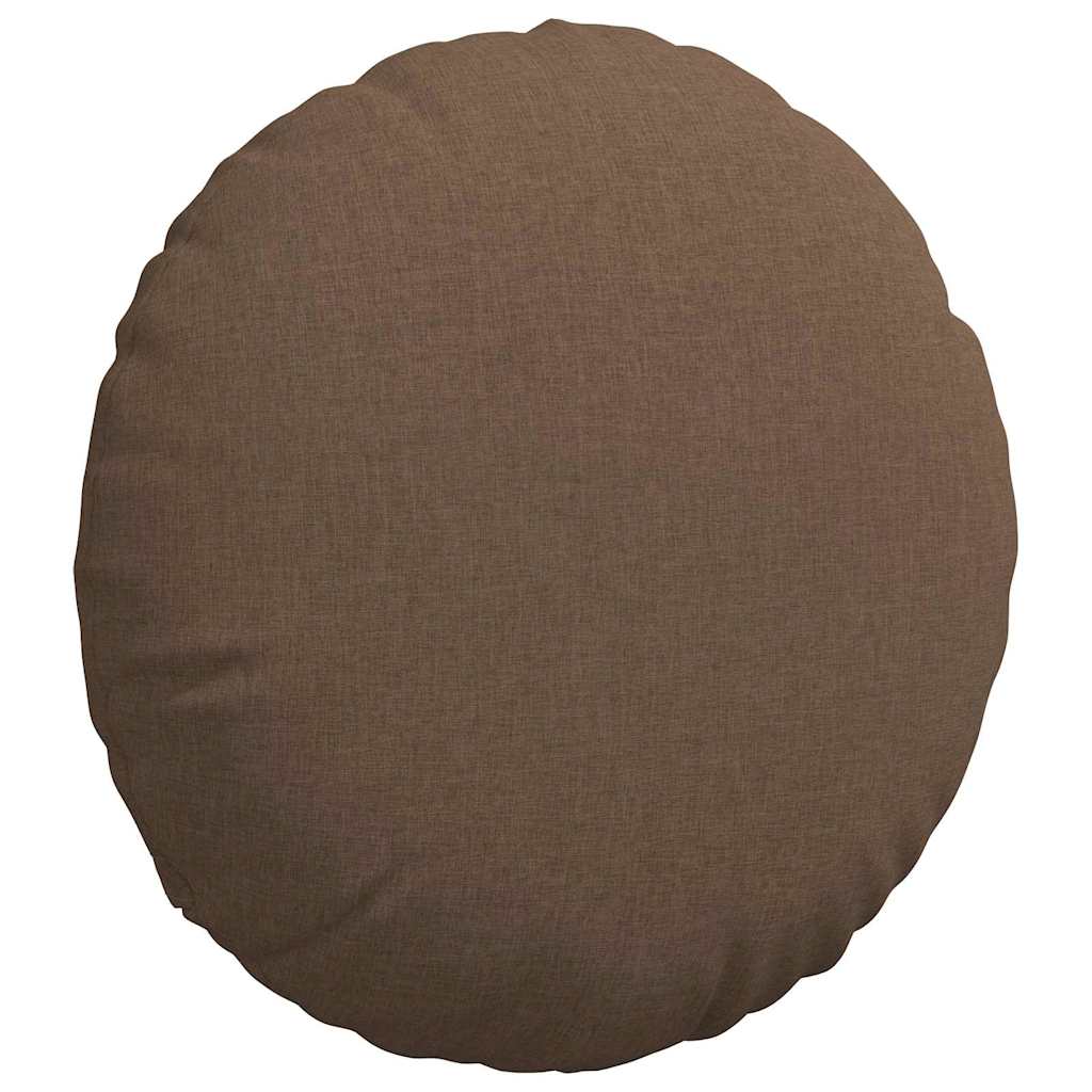 Sitzkissen 2 pcs Hellgrau Ø30 x 13 cm Stoff
