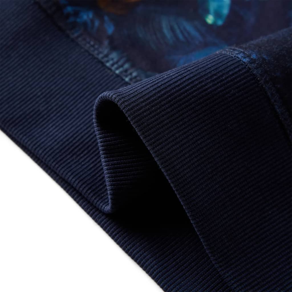 Kinder-Sweatshirt Marineblau 140