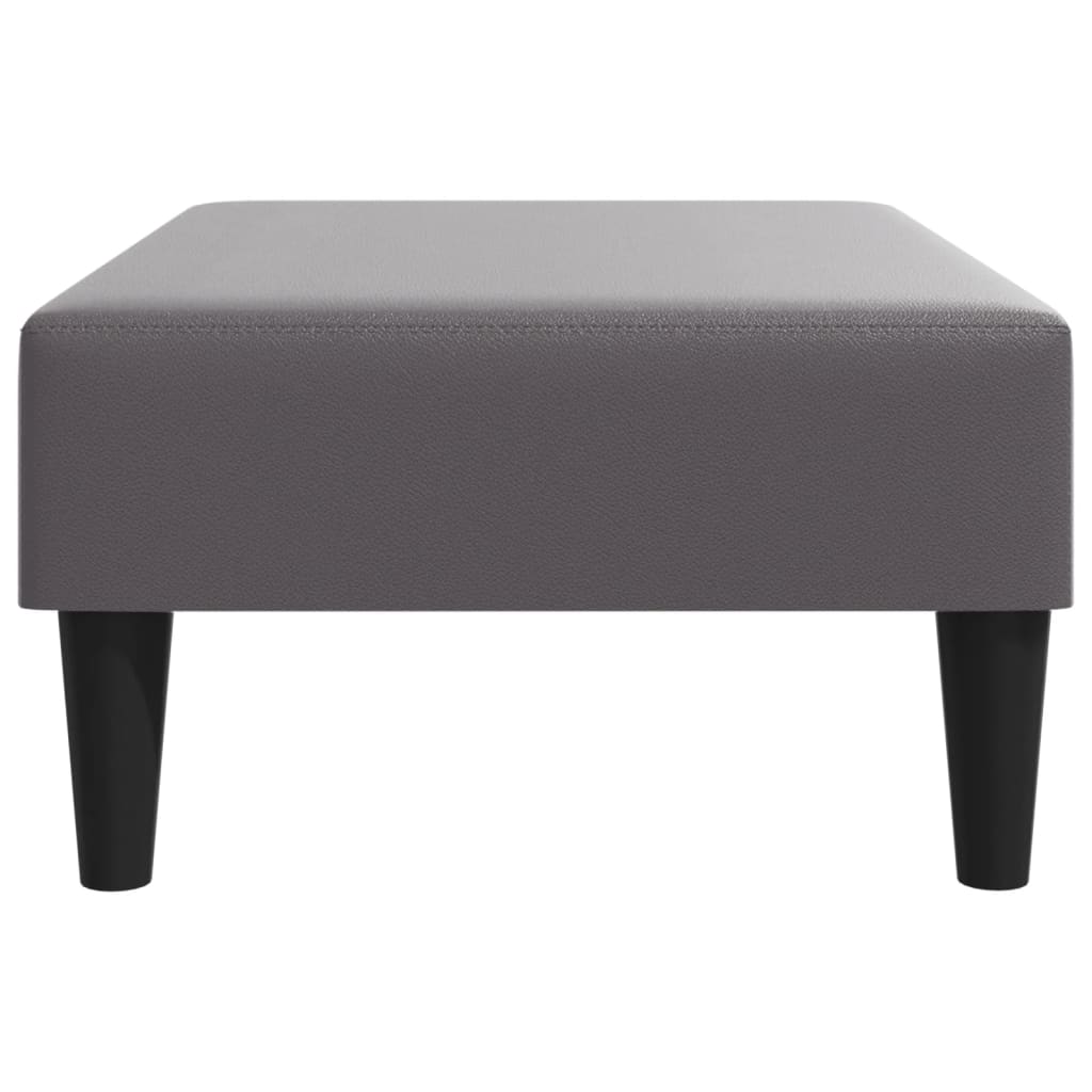 Fußhocker Schwarz 77x55x31 cm Kunstleder