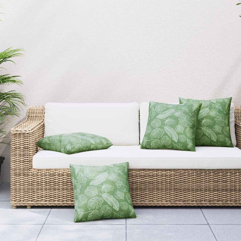 Zierkissen 4 Stk. Creme 60x60 cm Stoff