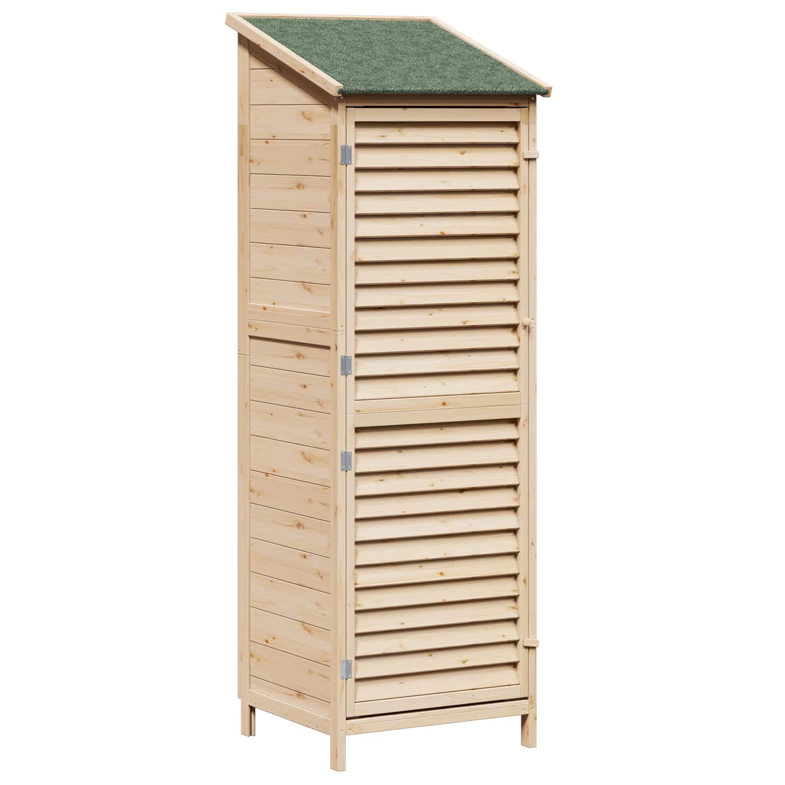 Gartenschuppen Natur 59 x 56 x 113,5 cm Massivholz aus Fichte