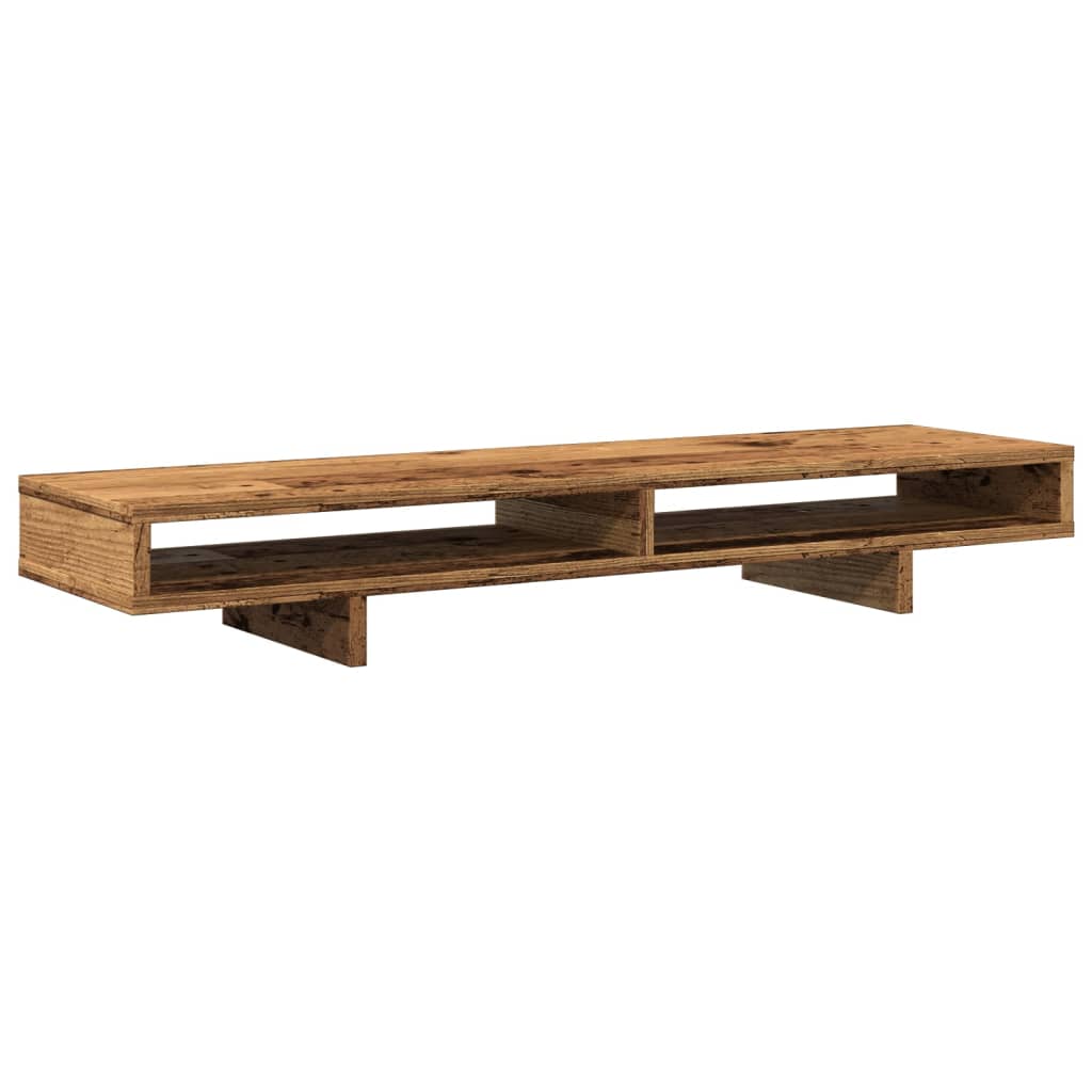Monitor Halterung Schwarz 100 x 27 x 15 cm Holzwerkstoff