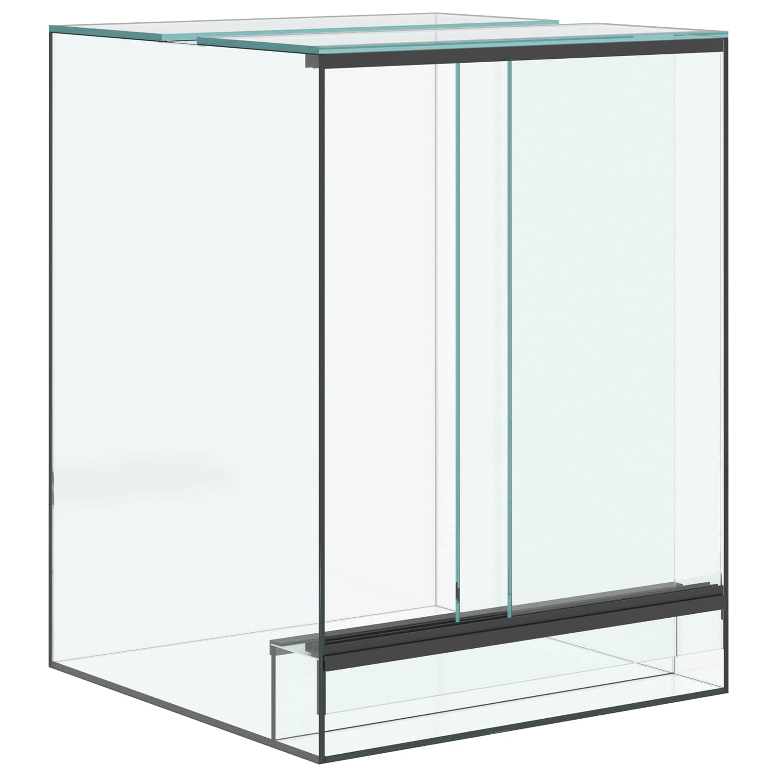 Terrarium mit Speicher Transparent 30 x 30 x 30 cm Glas