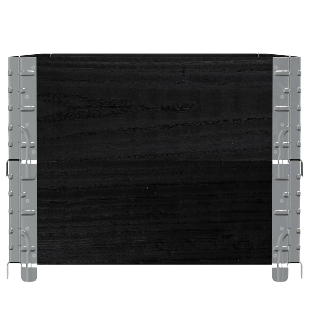 Pflanzkasten Grau 150x100 cm Massivholz Kiefer
