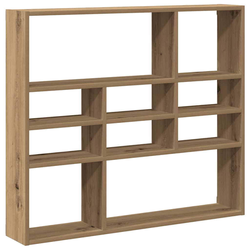 Wandregal Weiß 90x16x78 cm Holzwerkstoff