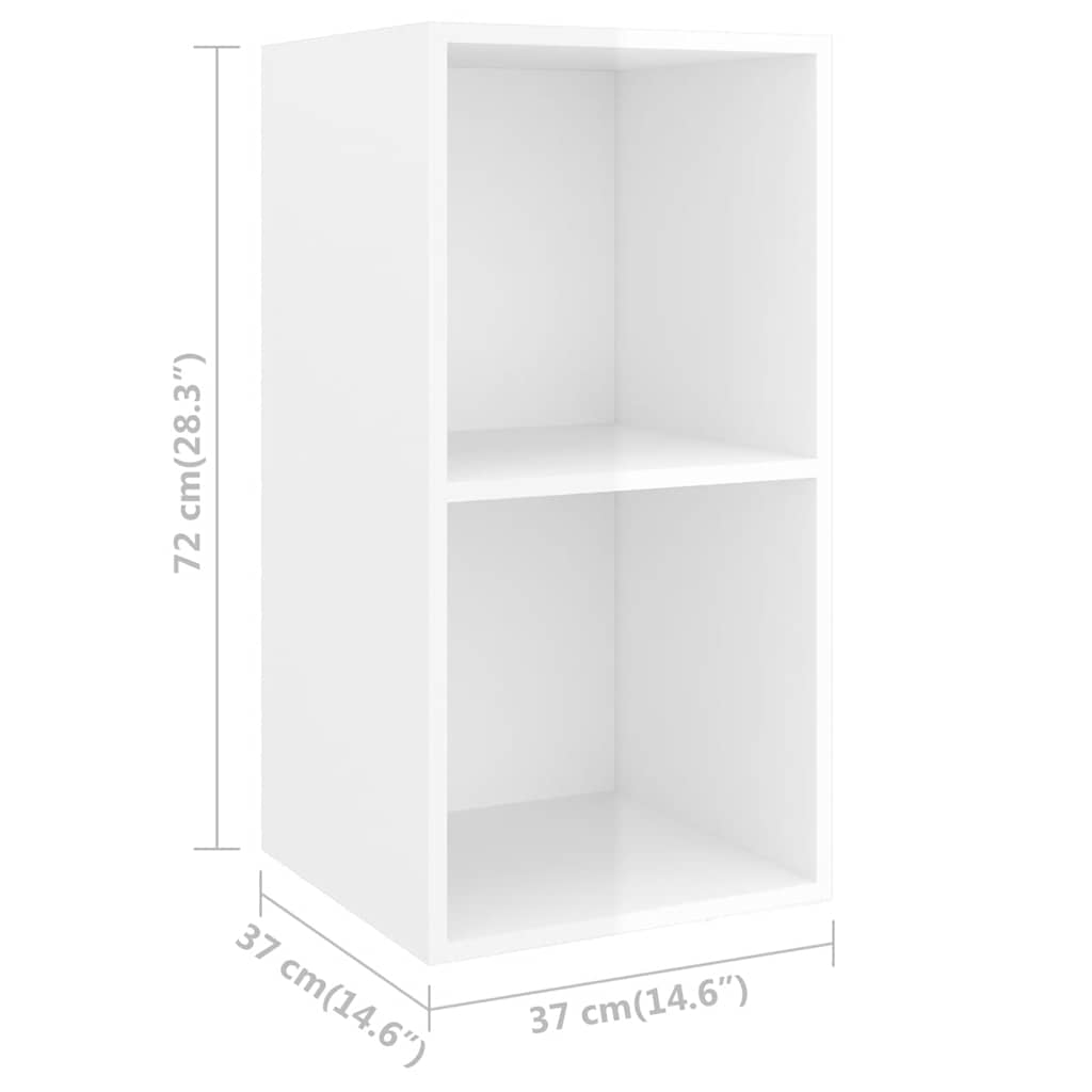 3-tlg. TV-Schrank-Set Weiß Holzwerkstoff