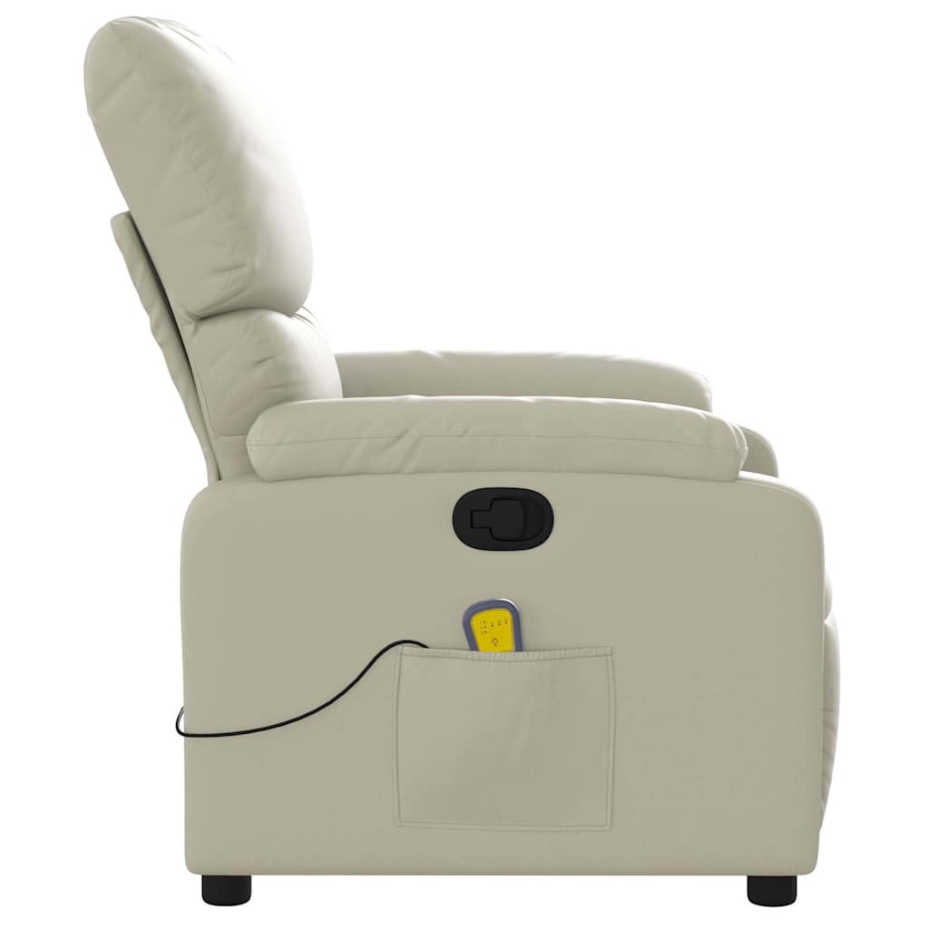 Massage-Relaxsessel, Kunstleder, Schwarz