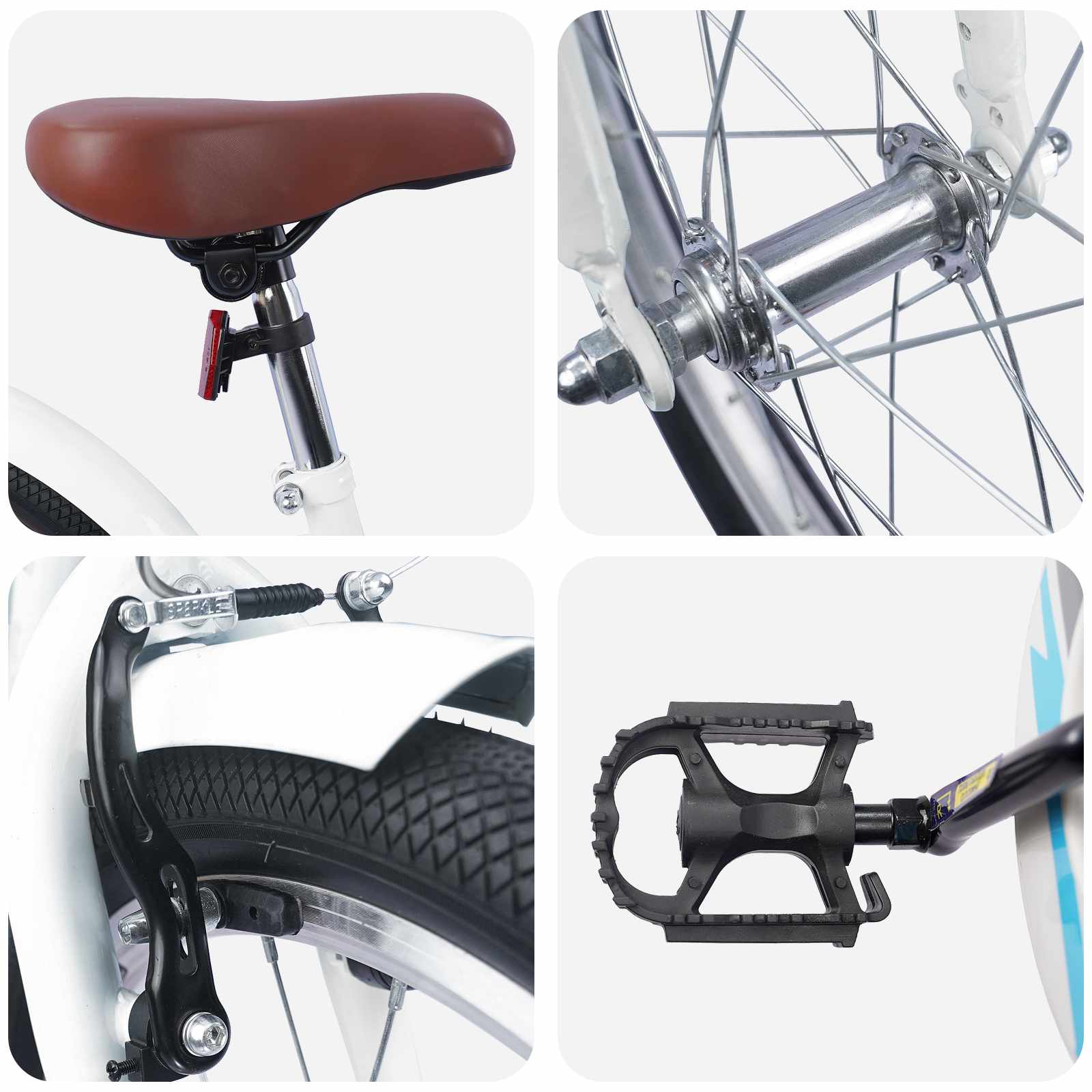 Kinderfahrrad 12 Zoll für 2-4 Jahre alt Hellrosa