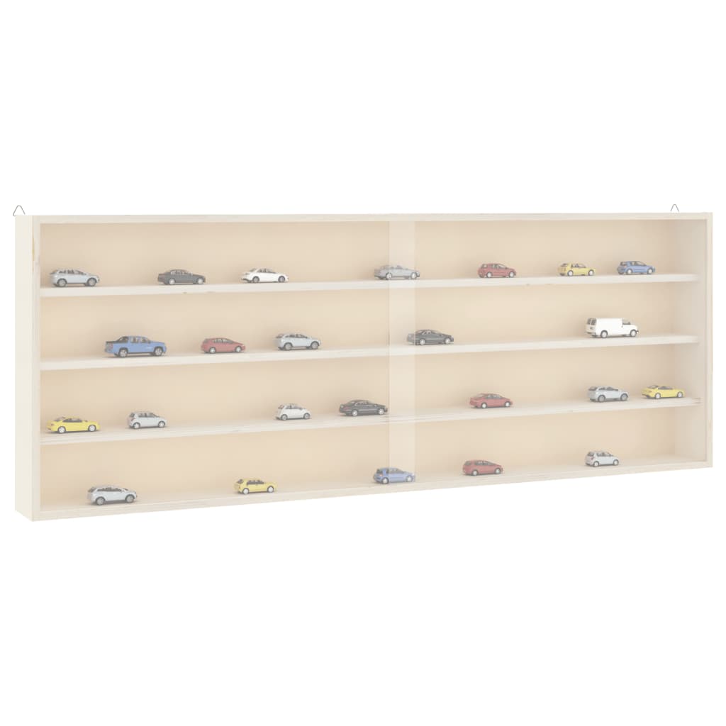Sammlervitrine aus Holz mit Türen 40x8,5x37 cm
