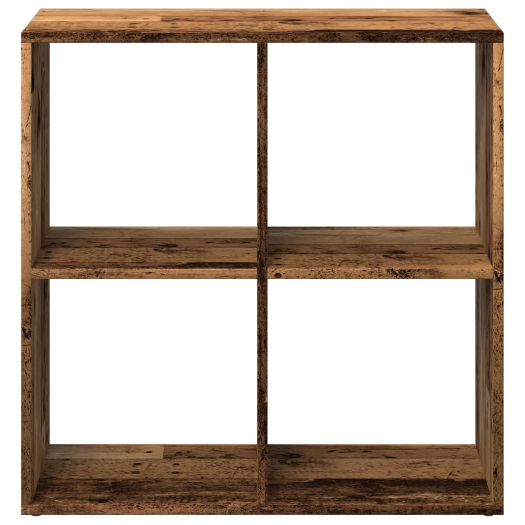 Bücherregal Weiß 137,5x29x137,5 cm Holzwerkstoff