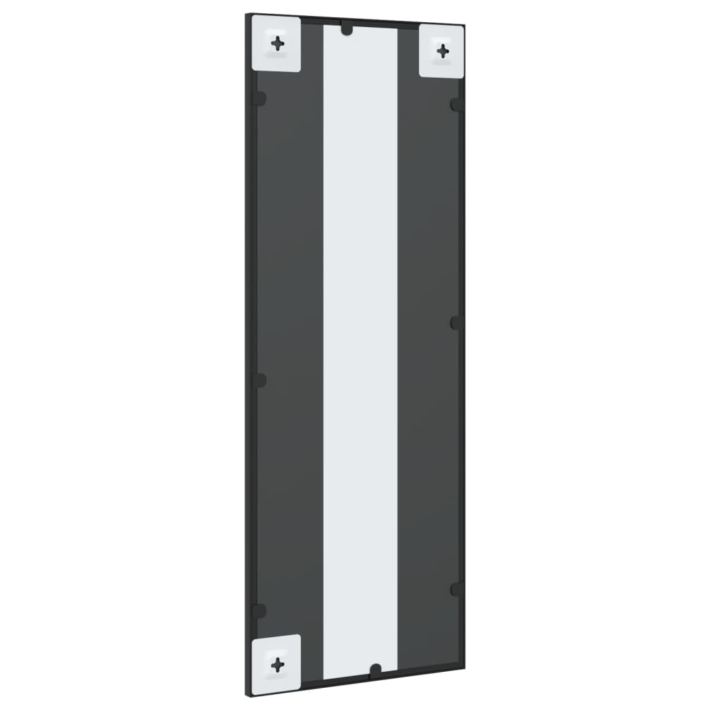Wandspiegel Schwarz 60x40 cm Metall