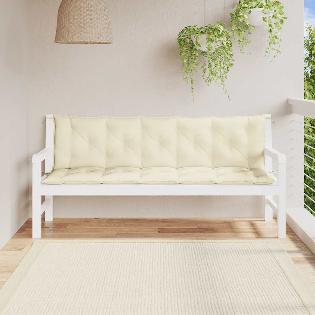 Gartenbank-Auflage Anthrazit 100x(50+50)x7 cm Oxford-Gewebe