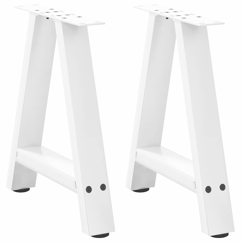 Couchtischbeine A-Form 2 Stk. 30x(30-31) cm Stahl