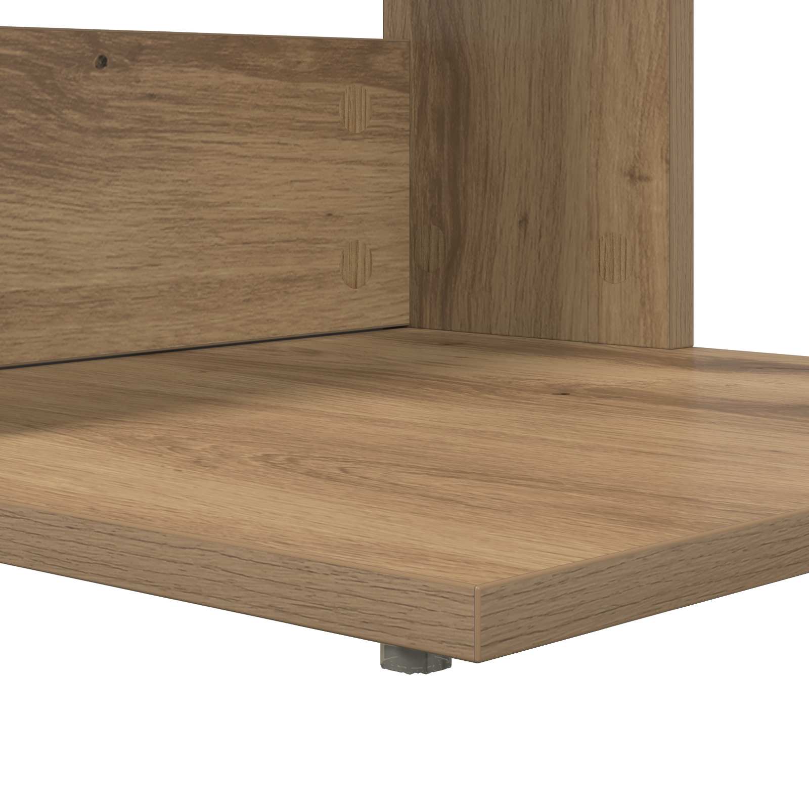 Beistelltisch Weiß 40 x 38 x 62,5 cm Holzwerkstoff