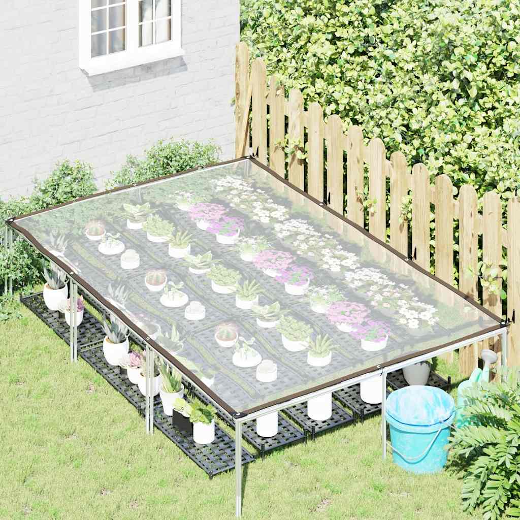 Transparente Plane mit Ösen 1x2 m Polyethylen
