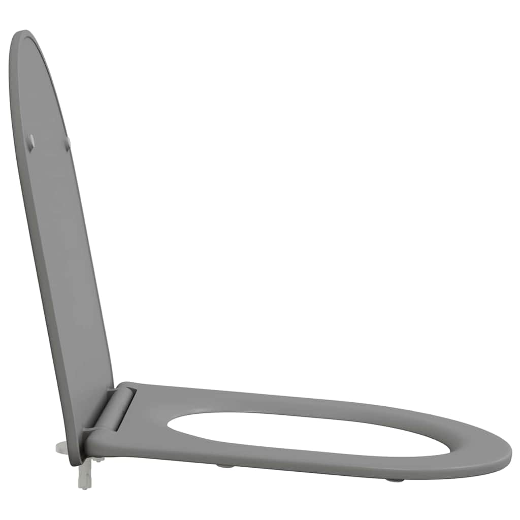 Toilettensitz Anthrazit 47 x 36 x 3,4 cm Duroplast