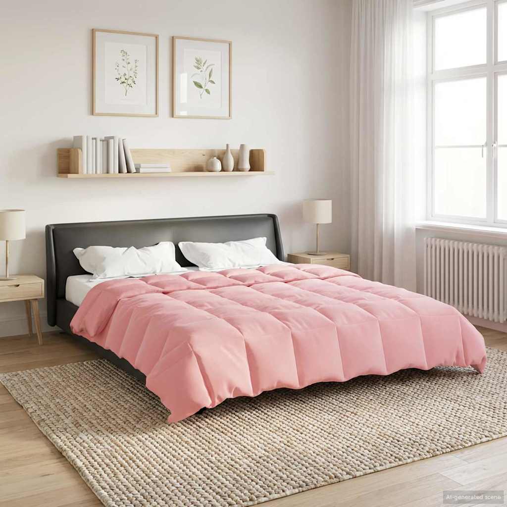 Ganzjahresbettdecke Anthrazit 135 x 200 cm Mikrofaser