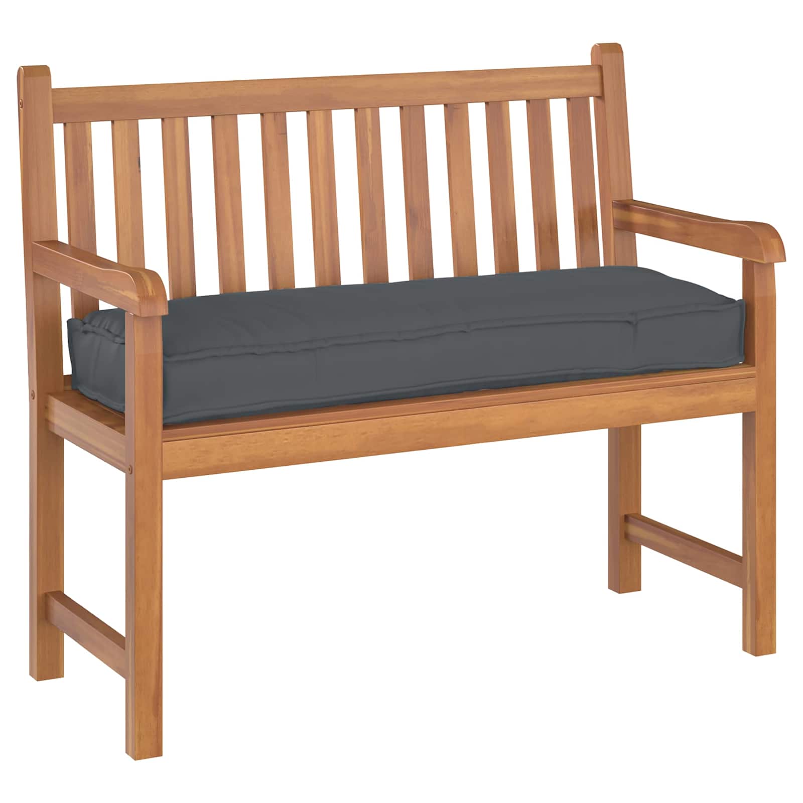Kissen Anthrazit 120 x 40 x 8 cm Oxford-Stoff