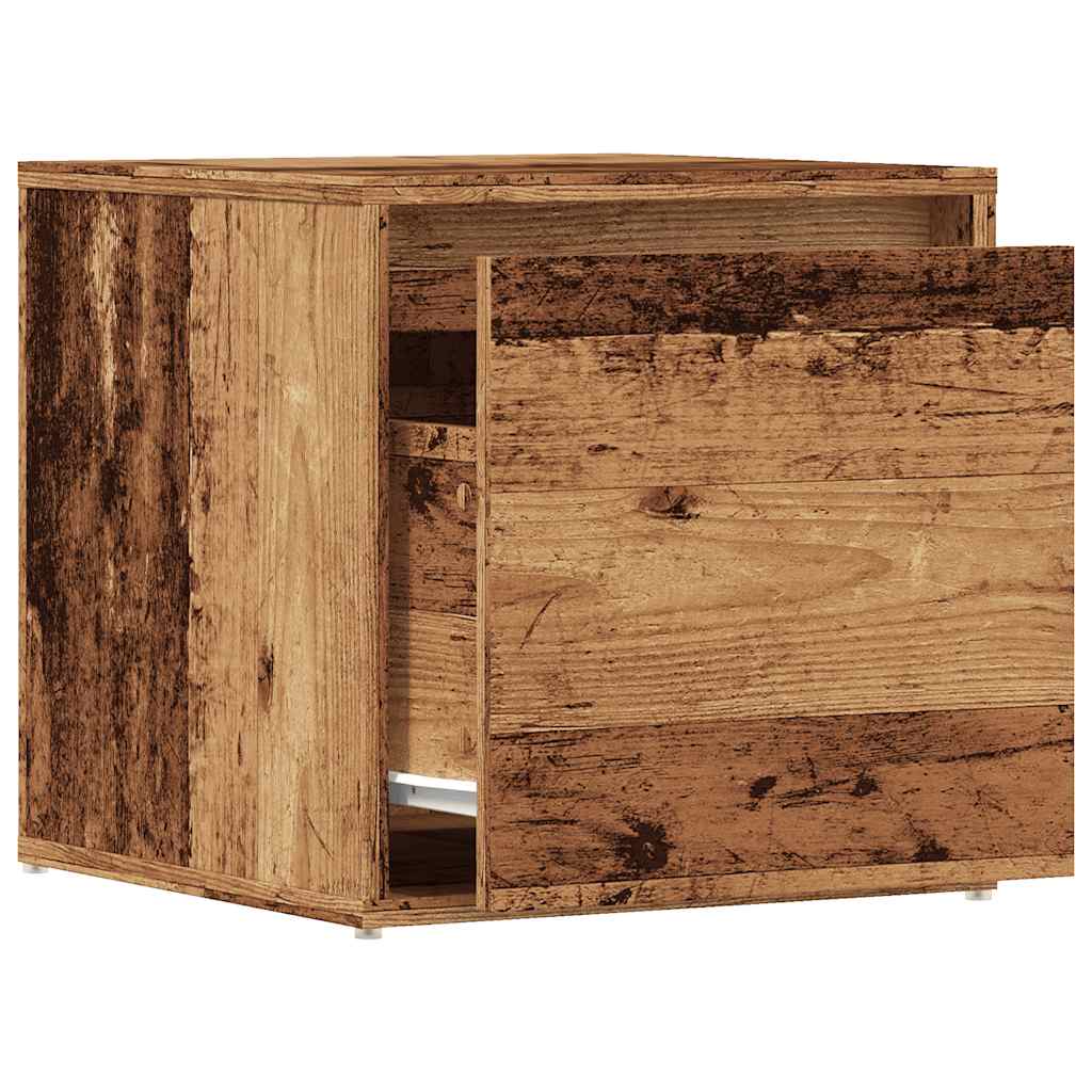 Schubladenbox Weiß 40,5x40x40 cm Holzwerkstoff