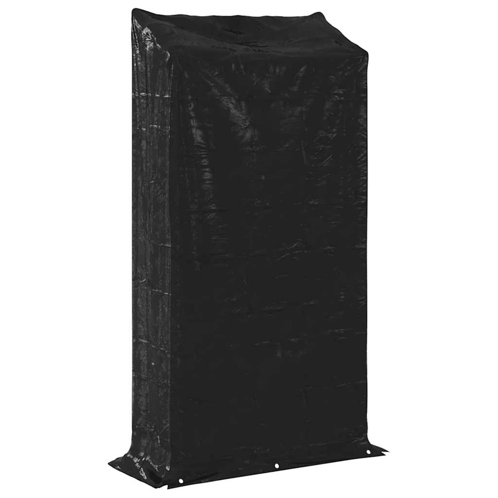 Brennholzregal mit Regenschutz 100,5x40,5x110,5 cm