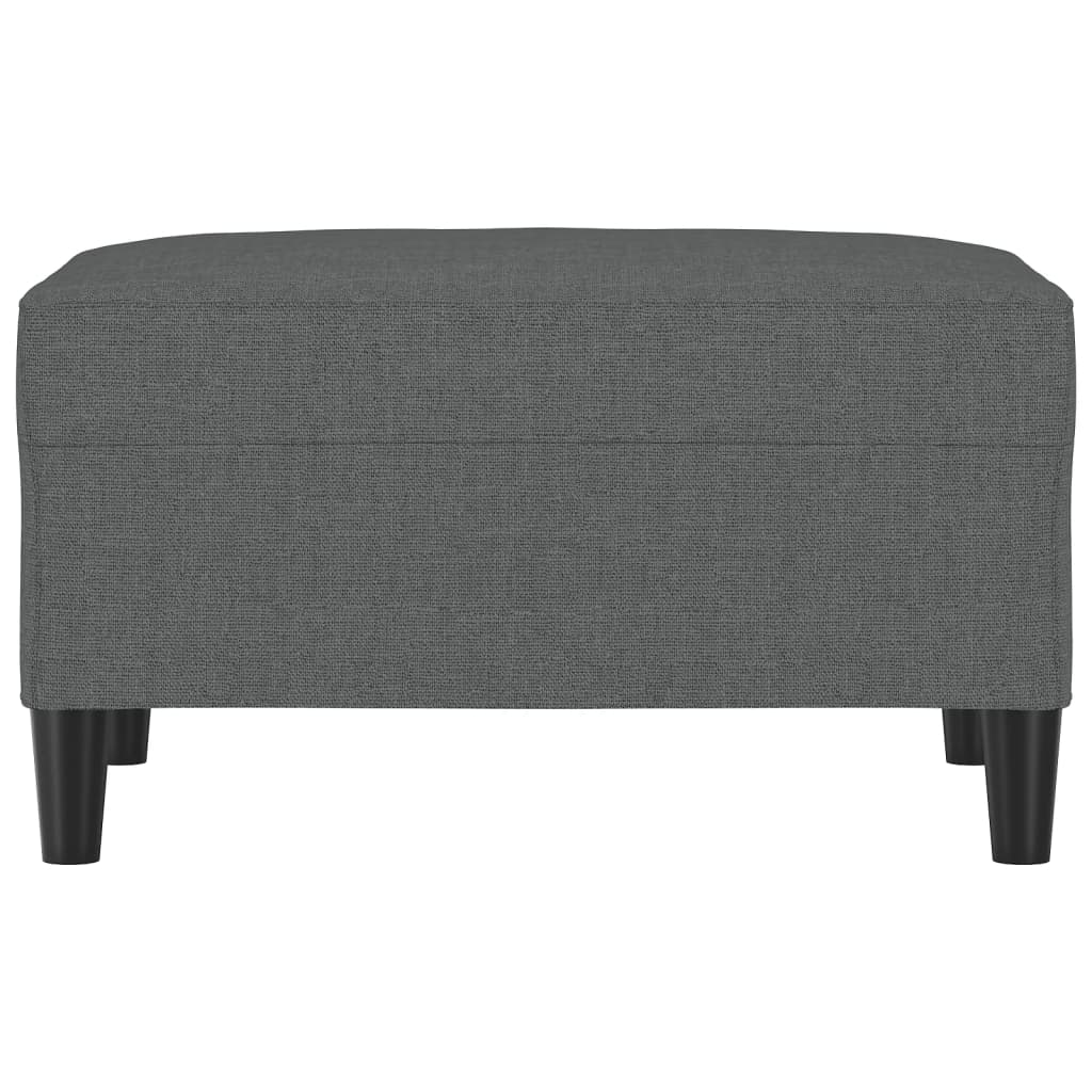 Fußhocker Hellgrau 60x50x41 cm Stoff