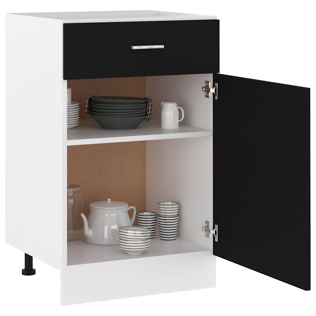 Unterschrank Lyon Weiß 60x46x81,5 cm Holzwerkstoff