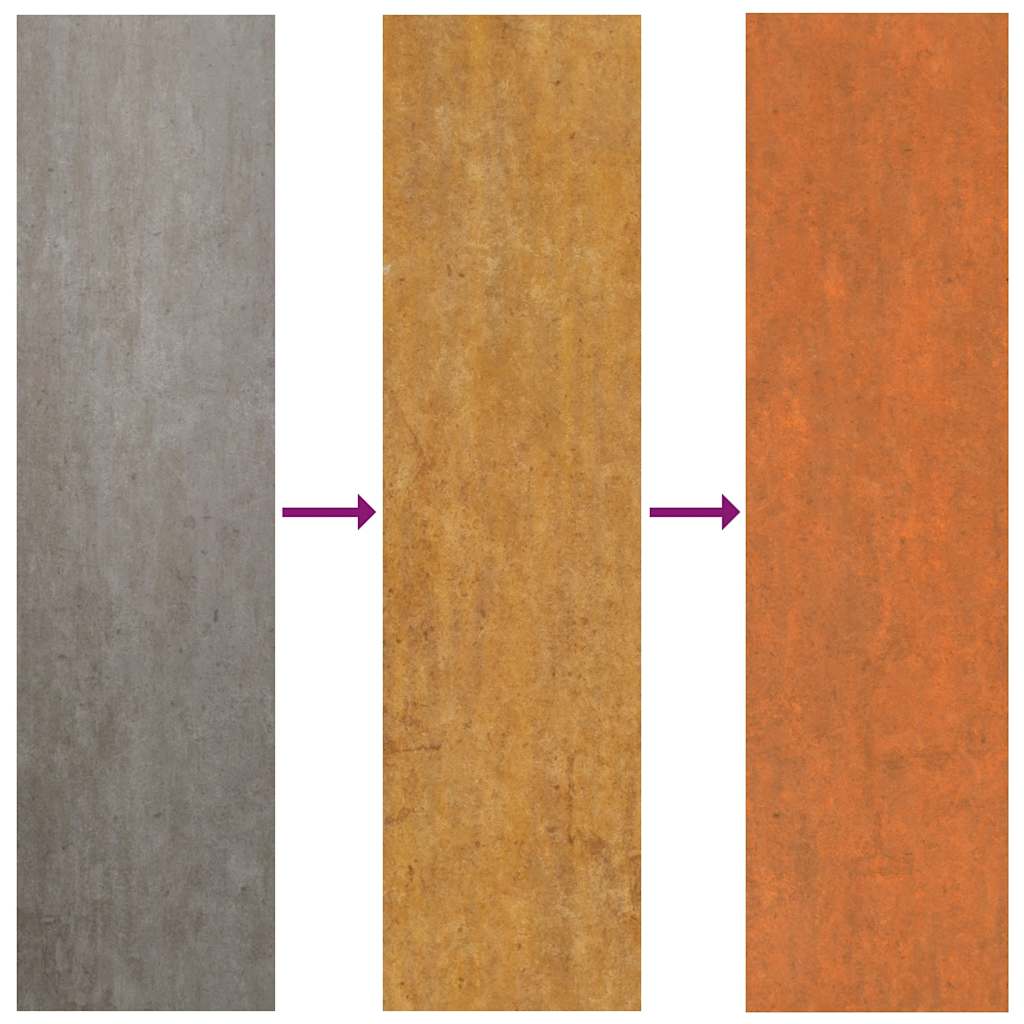 Hochbeet Rostig 100x100x77 cm Cortenstahl