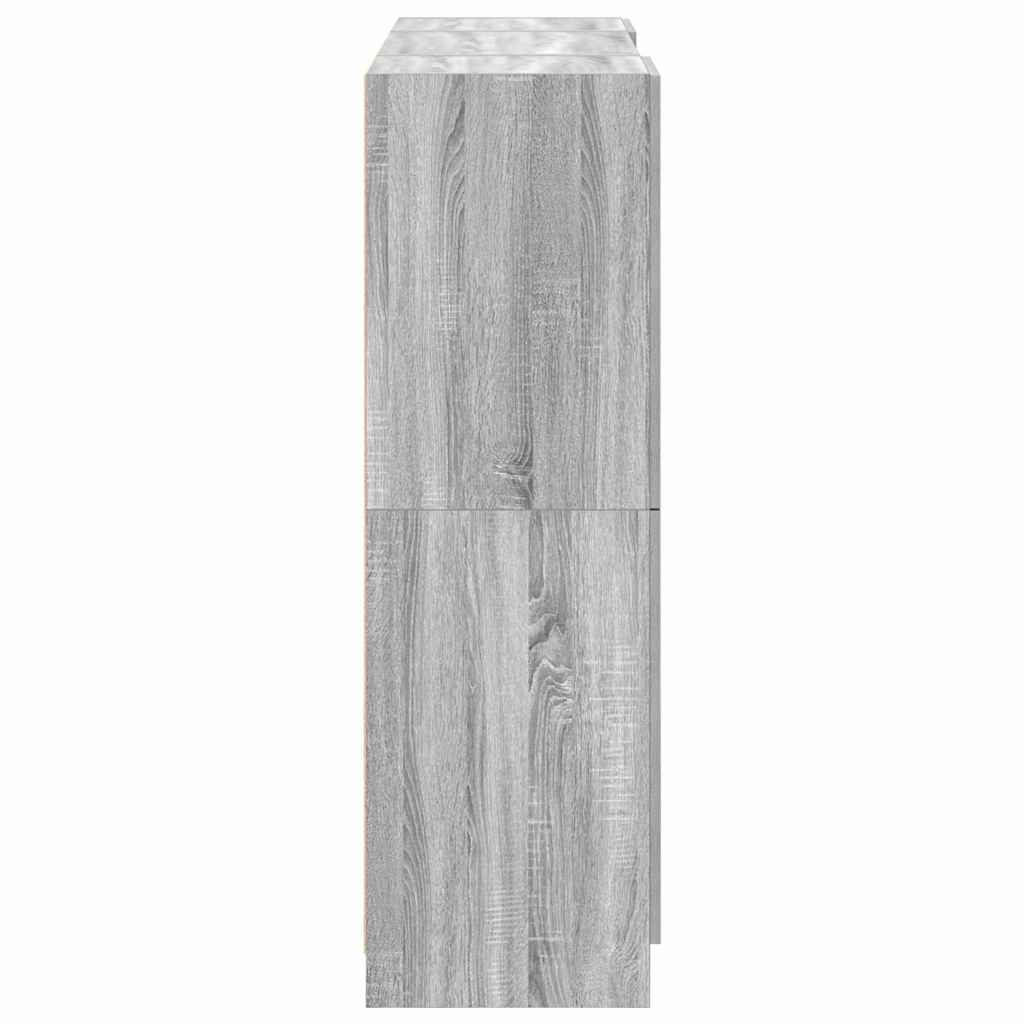 3-tlg. Küchenschrank-Set Weiß Holzwerkstoff