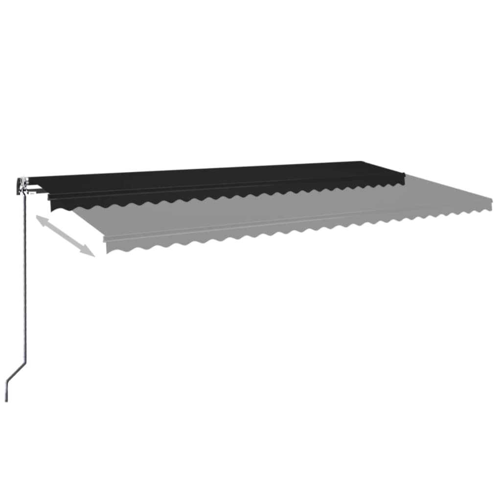 Markise Automatisch Einziehbar 350x250 cm Creme