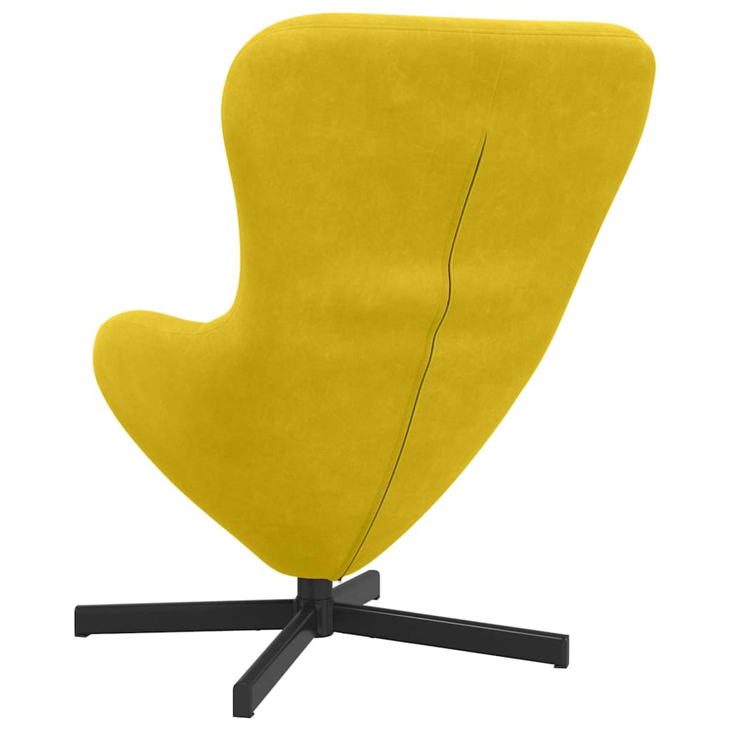 Eiersessel Blau 63 x 73 x 90 cm Samt