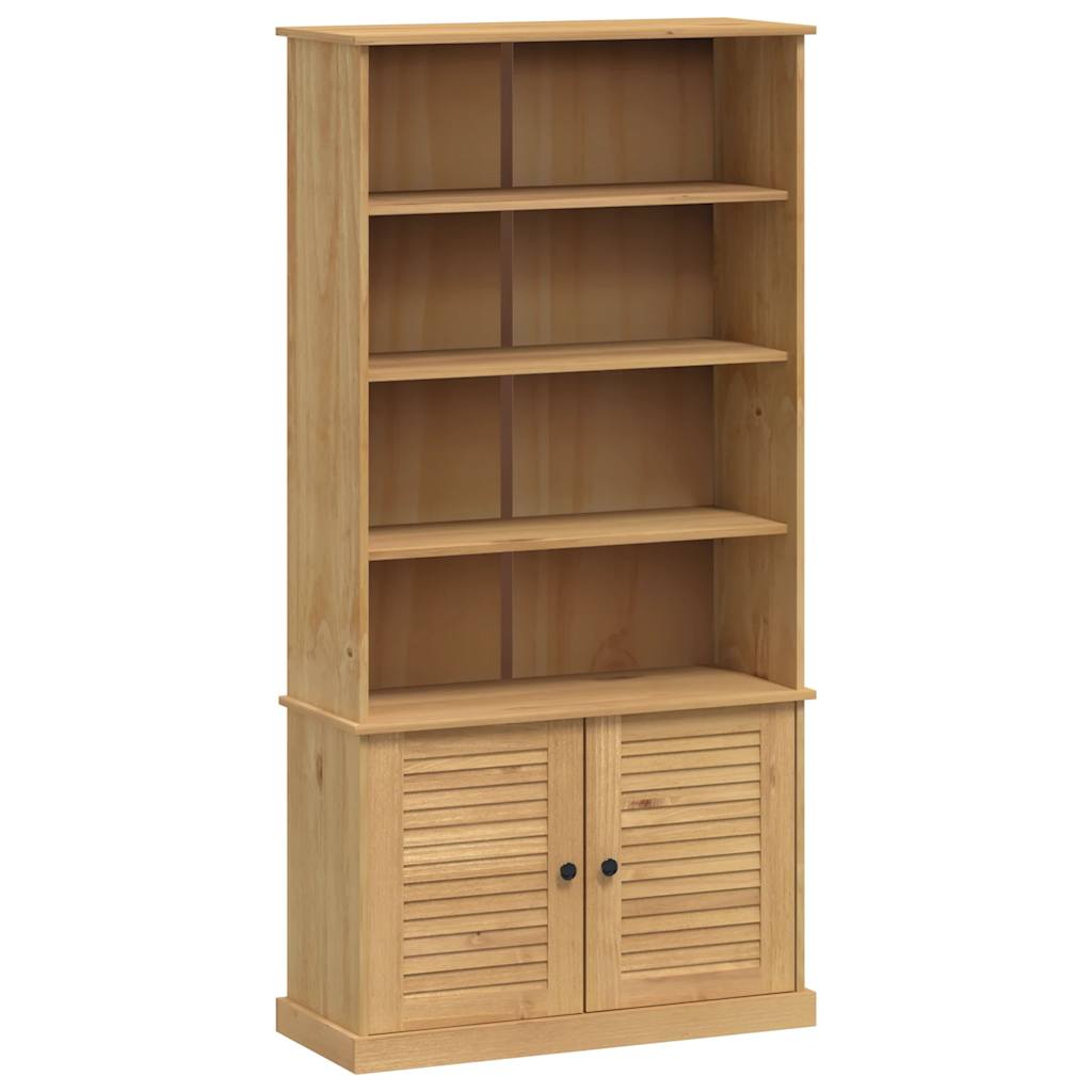 Bücherregal VIGO Weiß 85x35x170 cm Massivholz Kiefer
