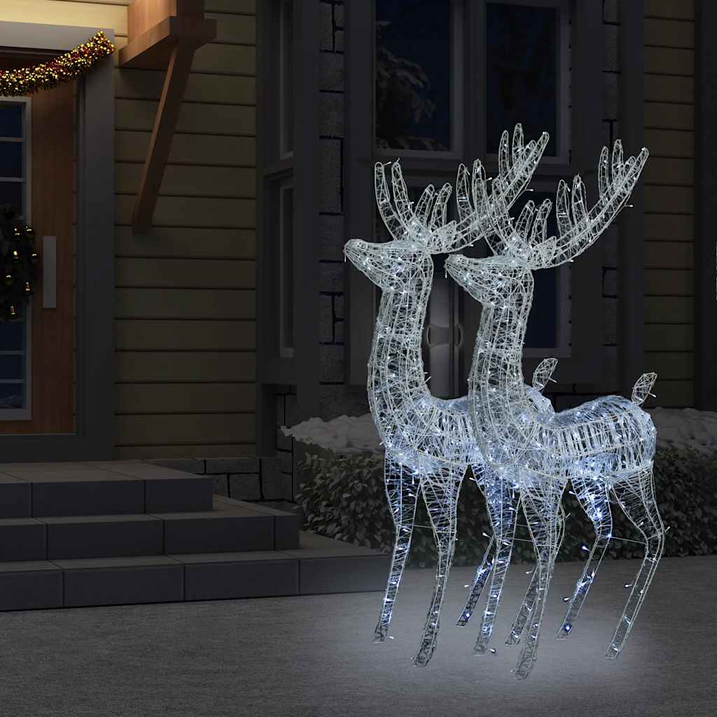 Rentiere Weihnachtsdekoration 2 Stk. 60x16x100 cm Acryl