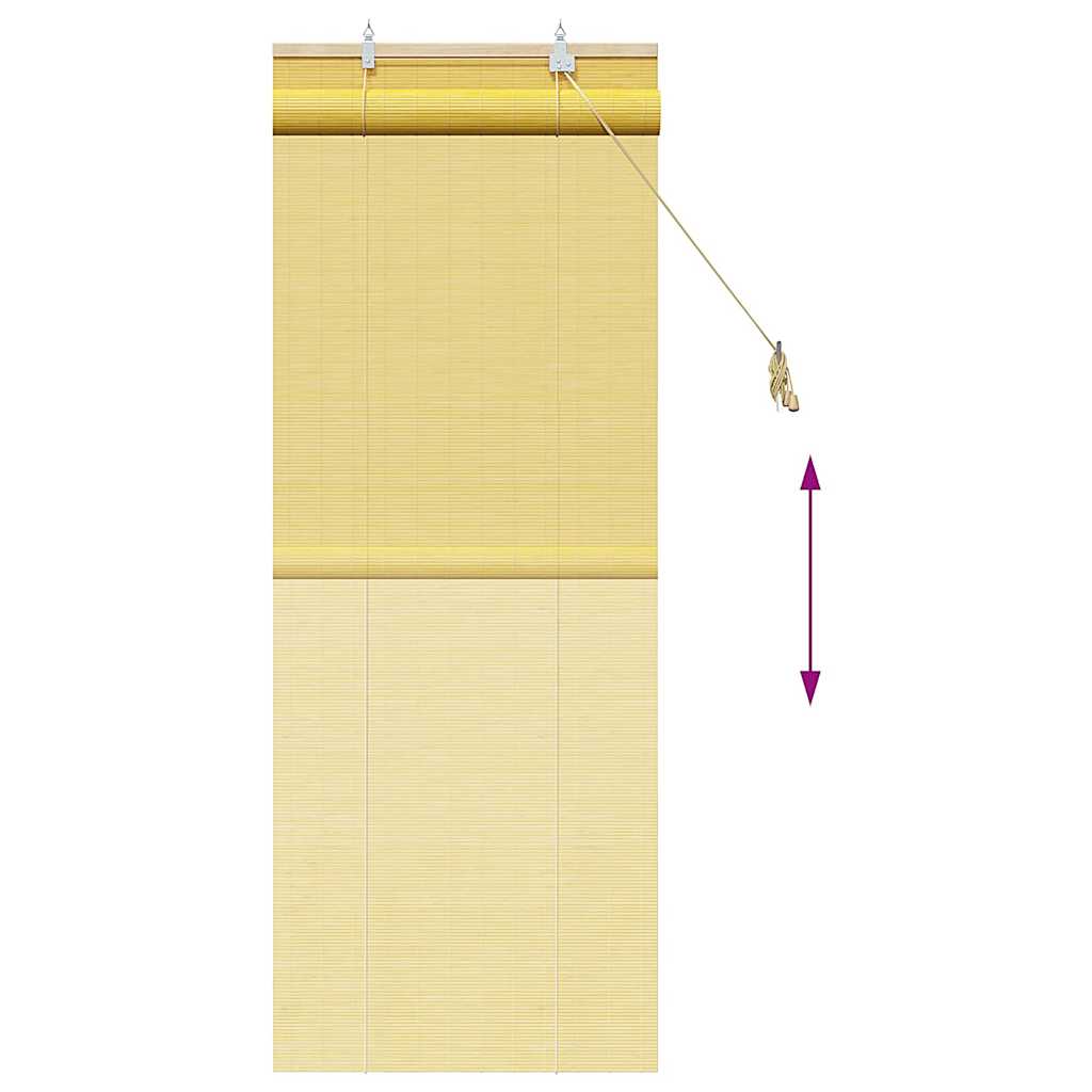 Rollo Braun 60 x 160 cm Bambus