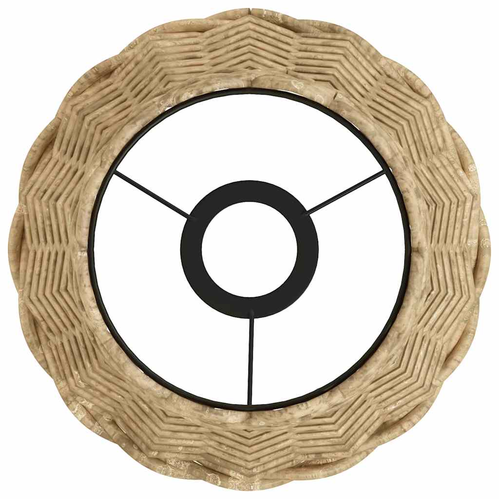 Lampenschirm Weiß Ø15x12 cm Korbweide