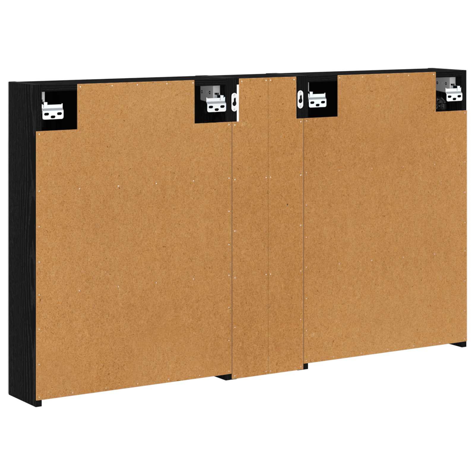 Badezimmerschrank-Set 3 pcs 80 x 10,5 x 50 cm Holzwerkstoff