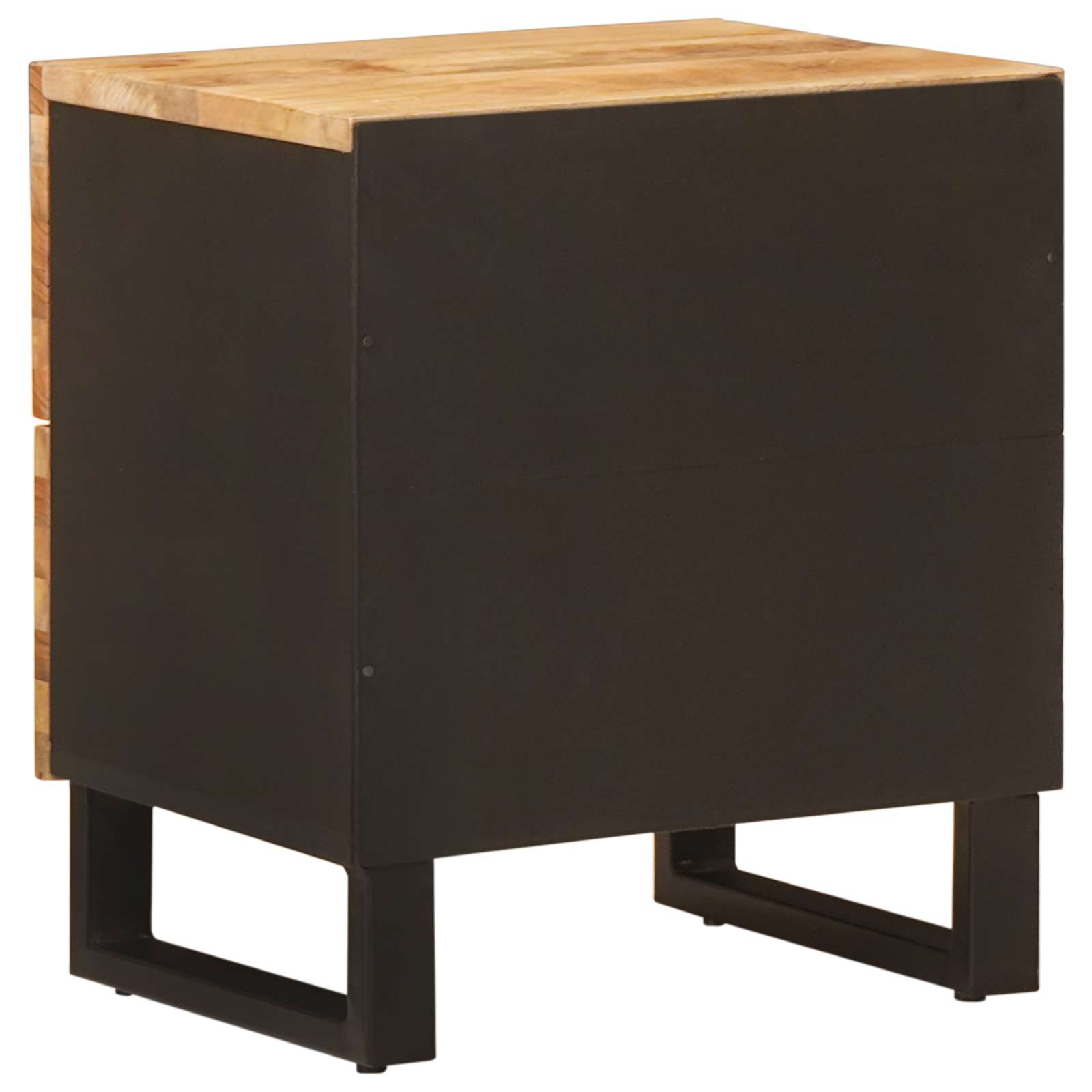 Nachttisch Braun 40 x 33 x 46 cm Massivholz Mango