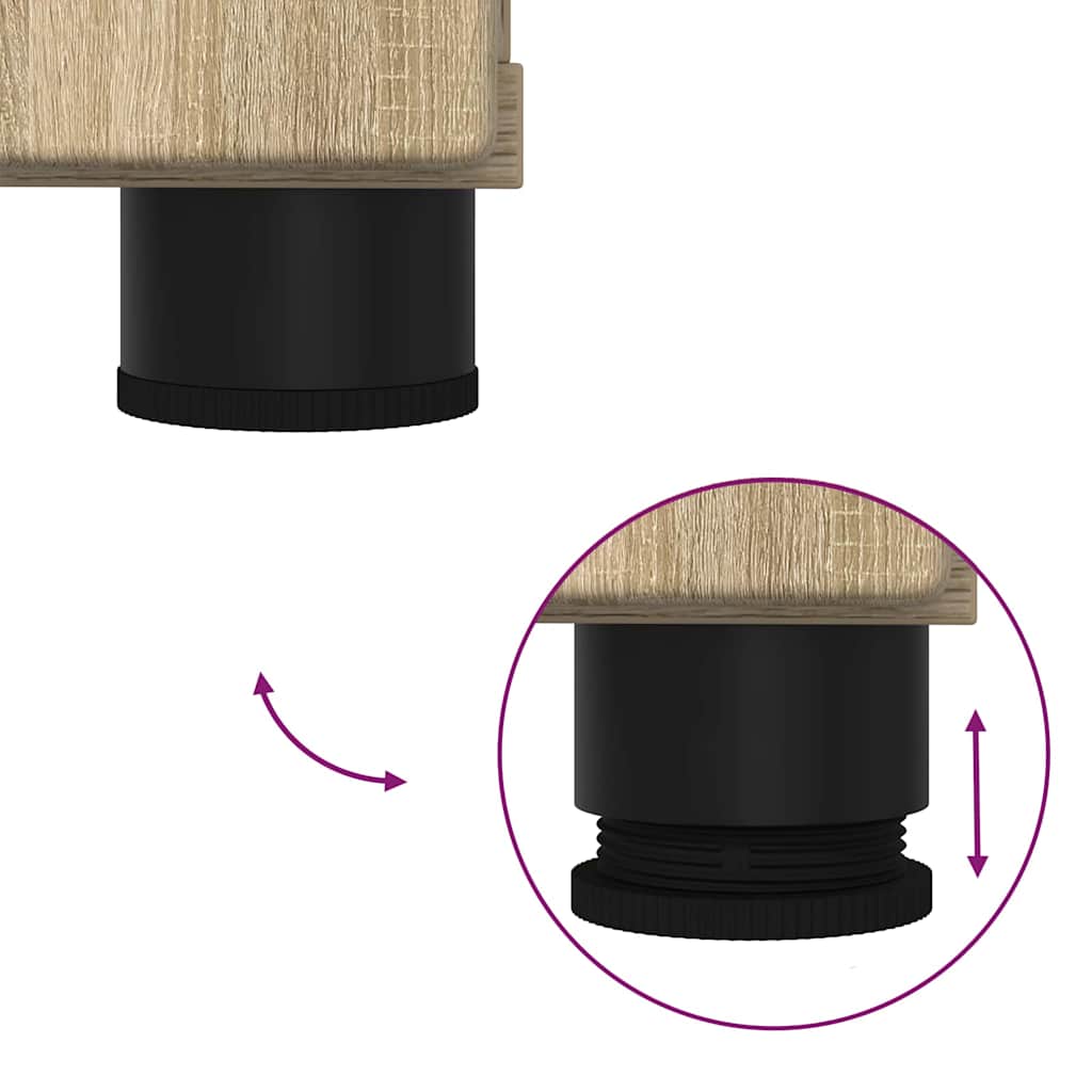 Badezimmermöbel-Set mit Tür 2 pcs Weiß Holzwerkstoff & Metall