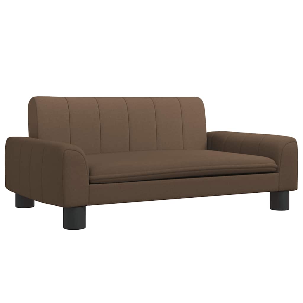 Hundebett Creme 90x53x30 cm Stoff