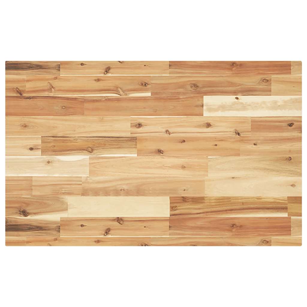 Schreibtischplatte Unbehandelt 60x50x2 cm Massivholz Akazie