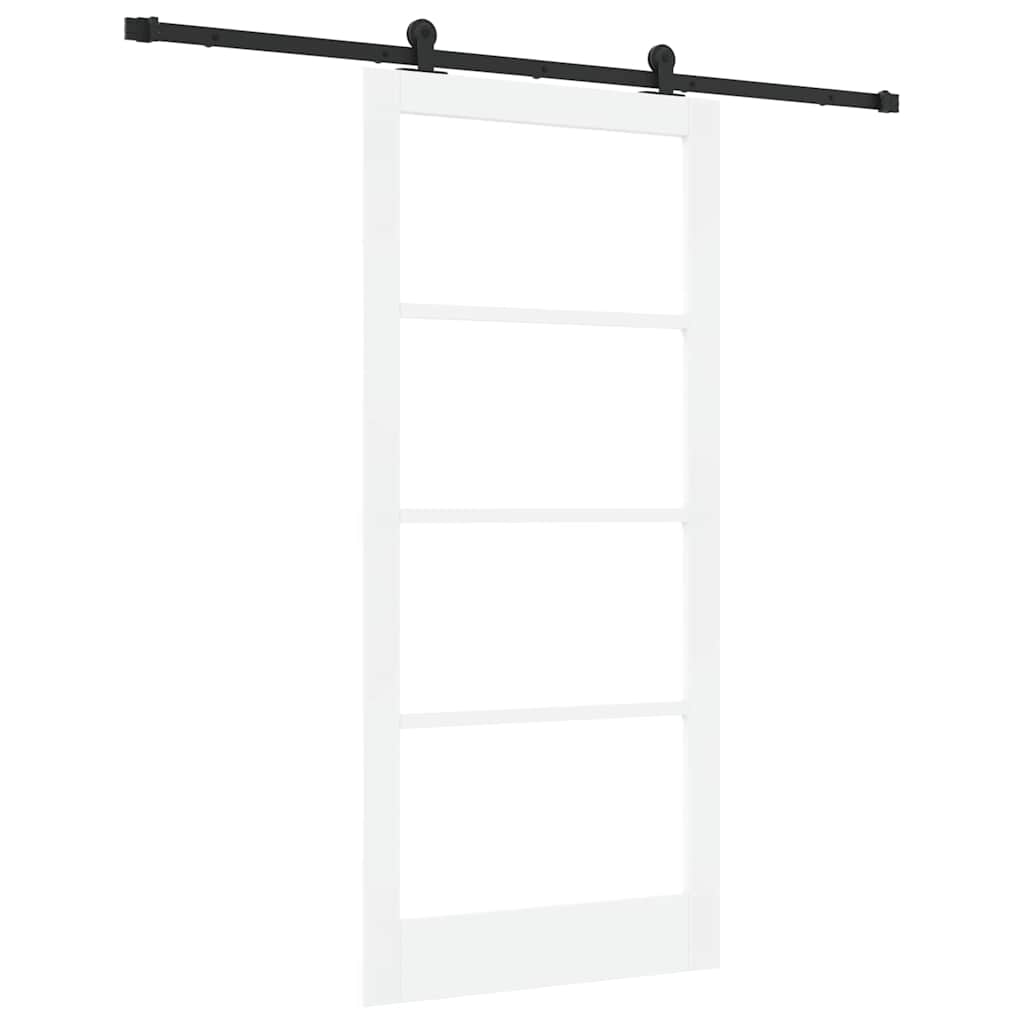 Schiebetür ORKDAL Natürlich und Schwarz 61 x 198,5 cm
