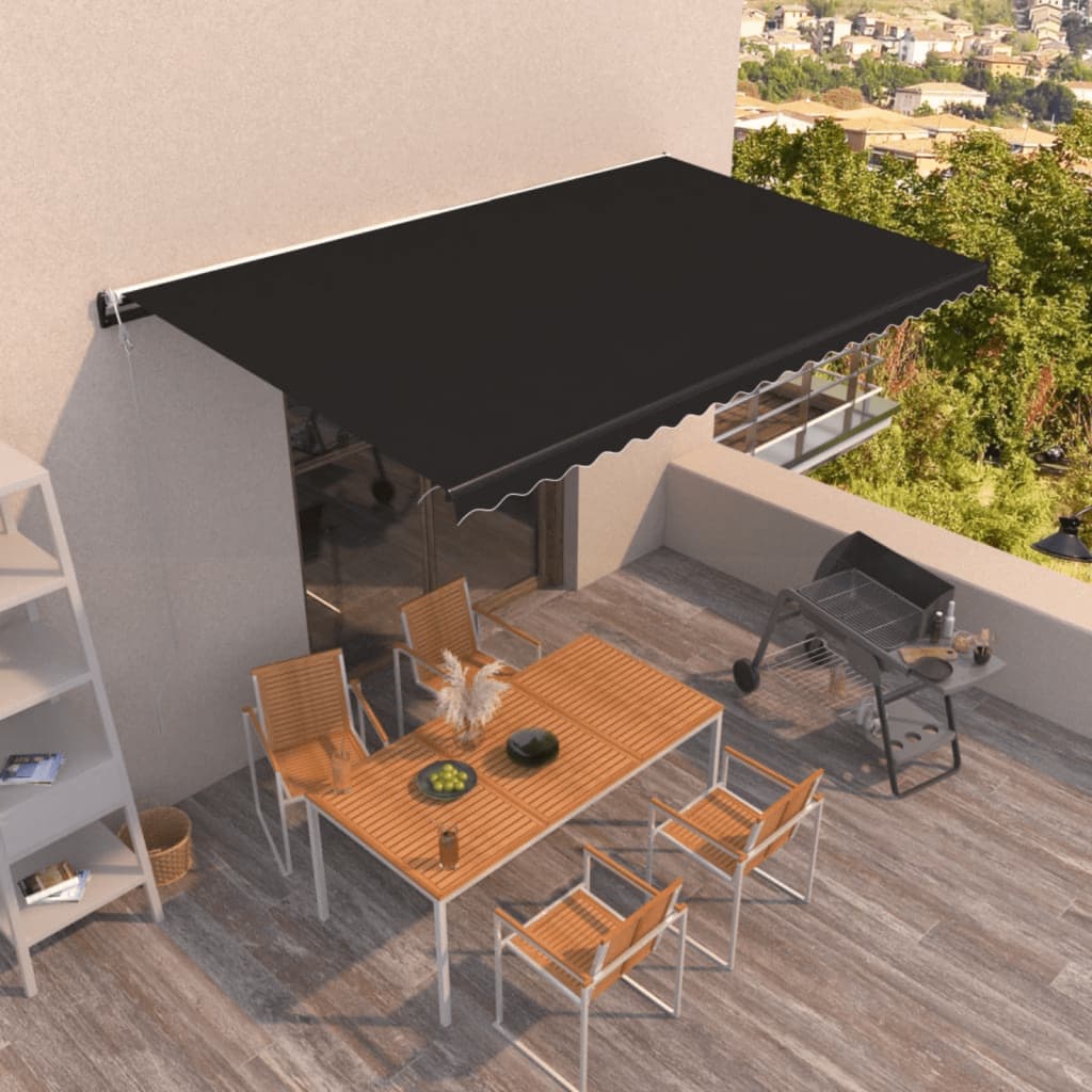 Markise Automatisch Einziehbar 350x250 cm Creme