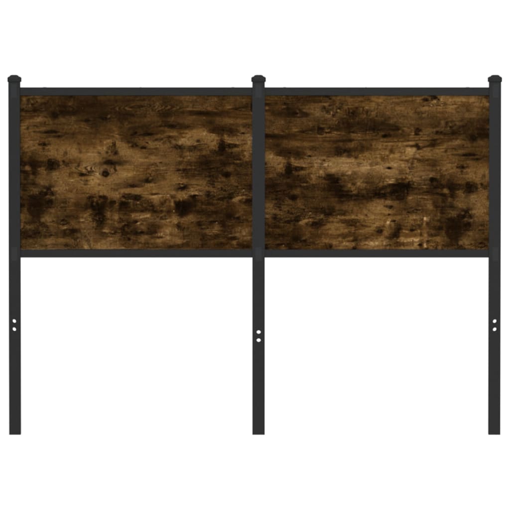 Ersatz-Kopfteil Räuchereiche 75 cm Holzwerkstoff und Stahl