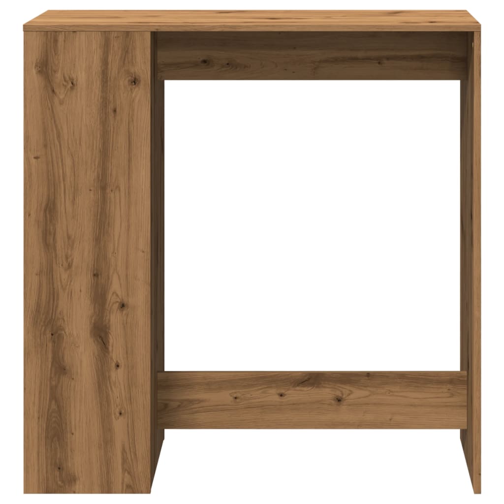 Bartisch Schwarz Eichen-Optik 101 x 40 x 103,5 cm Holzwerkstoff