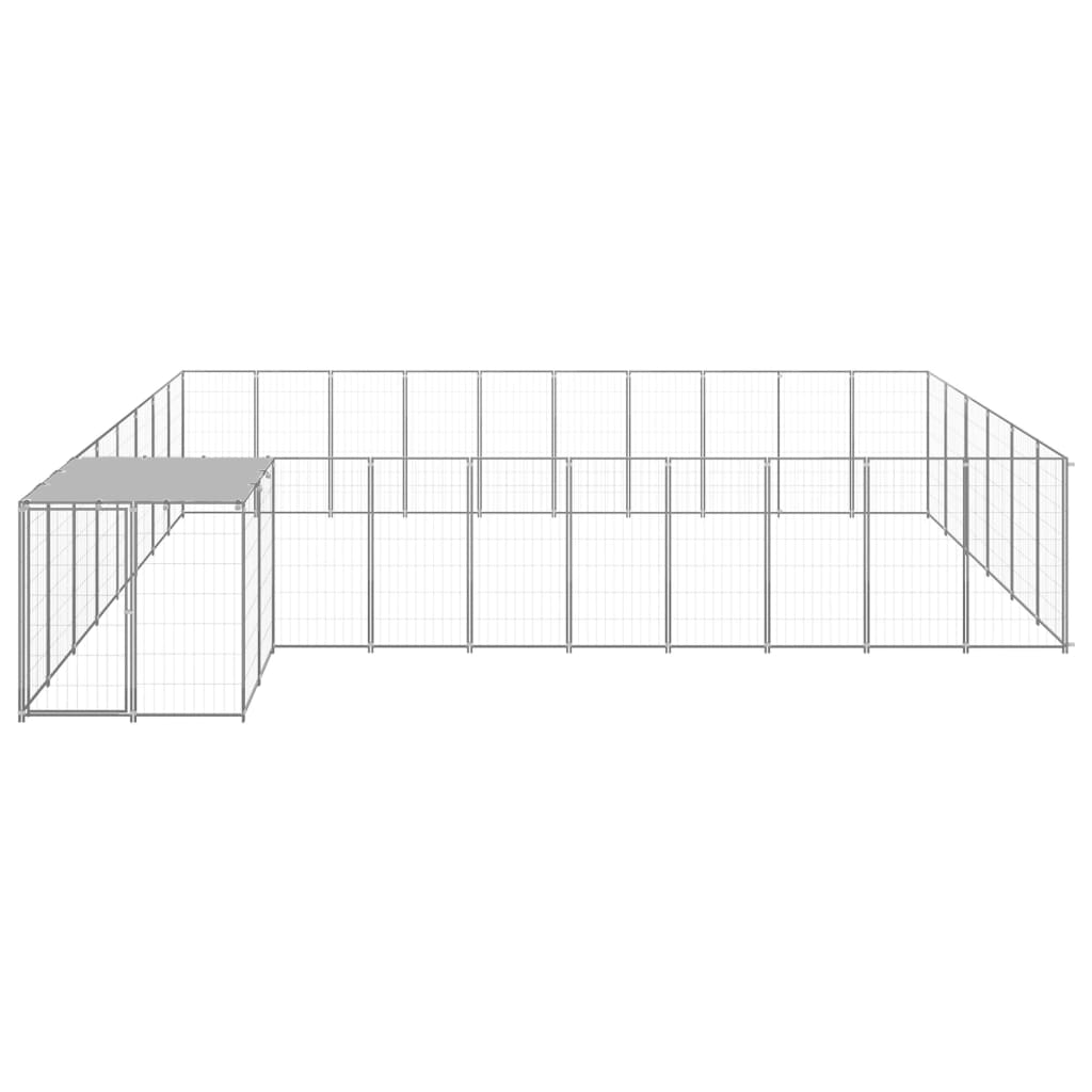 Hundezwinger Schwarz 7,26 m² Stahl