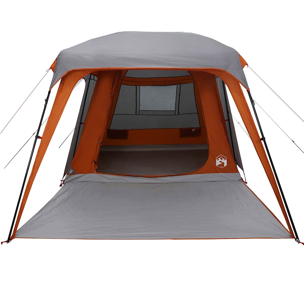 Campingzelt mit Vorzelt 5 Personen Grün Wasserdicht