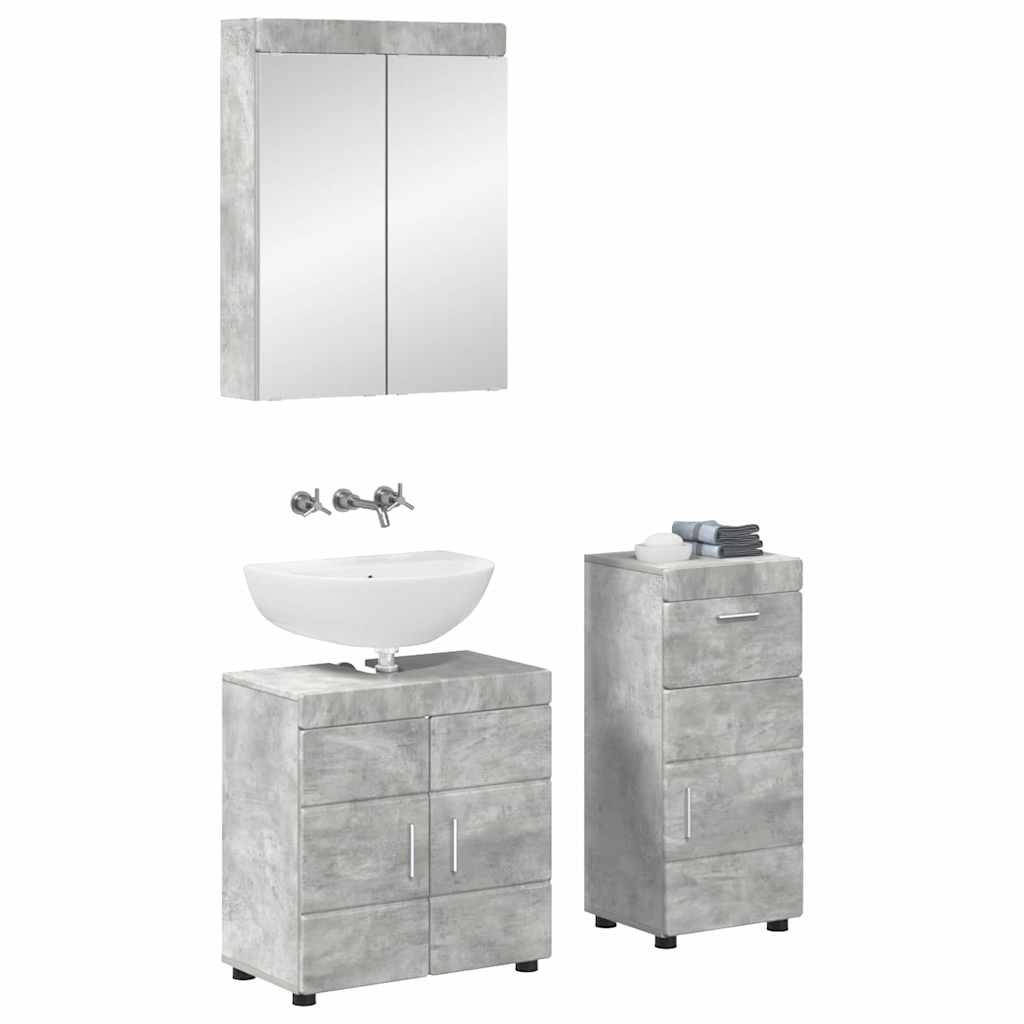 Badezimmermöbel-Set TULUM 2 pcs Weiß 60 x 34 x 63 cm