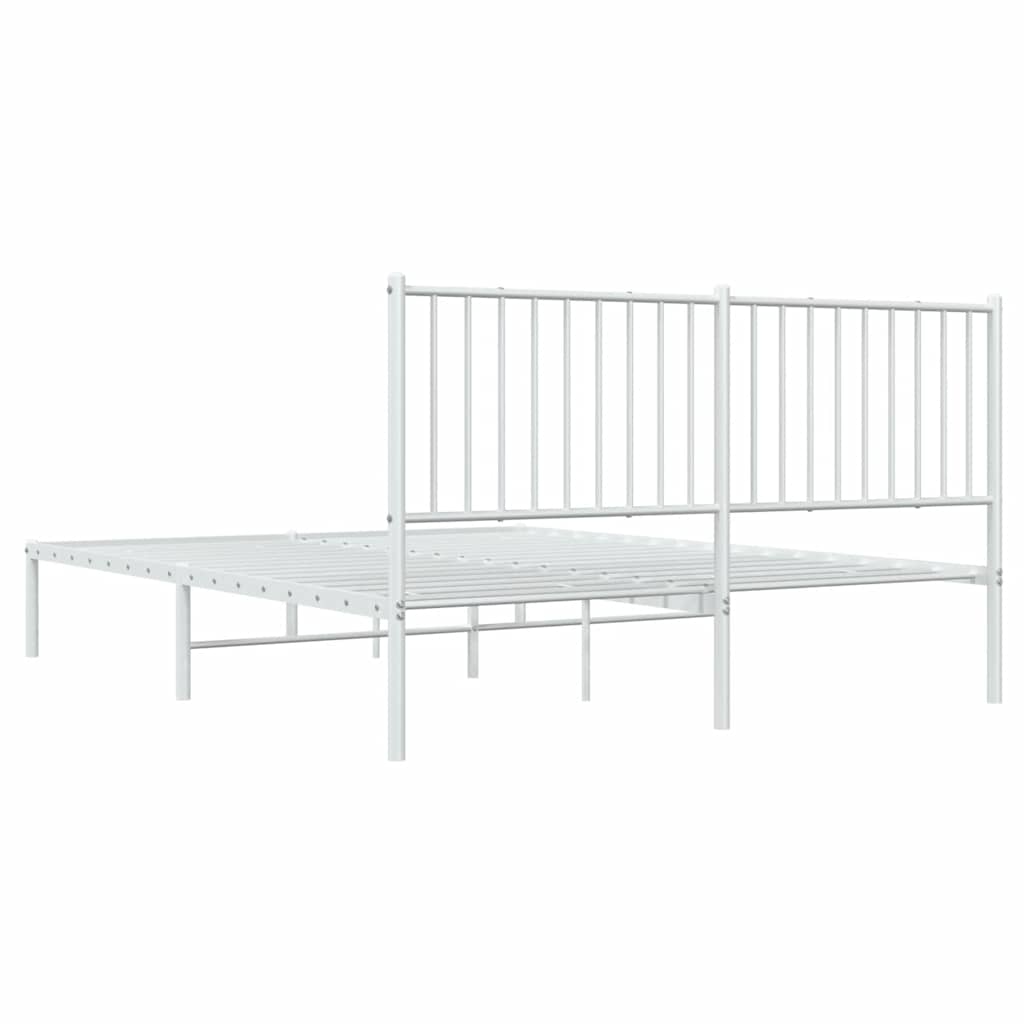 Bettgestell Metall Schwarz 75x190 cm