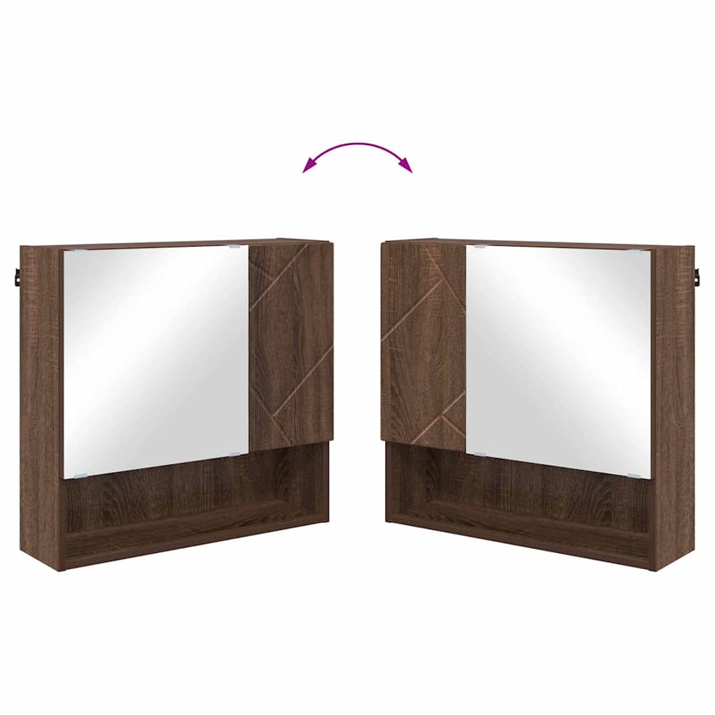 Badezimmermöbel-Set mit Tür 3 pcs Weiß Holzwerkstoff & Metall